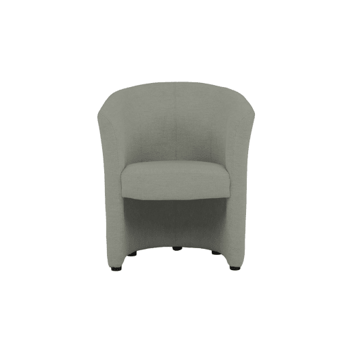 Cadeirão decorativo NAOMI cor cinza claro