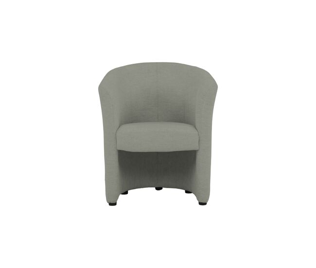 Sillón decorativo naomi color gris claro