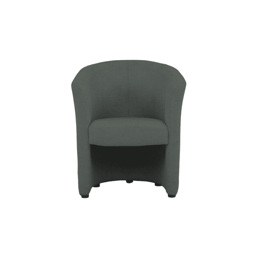 Cadeirão decorativo NAOMI cor cinza escuro