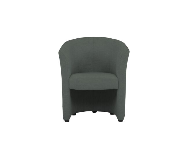 Sillón decorativo naomi color gris oscuro