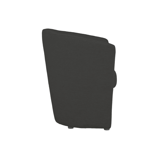 Cadeirão decorativo NAOMI cor preto