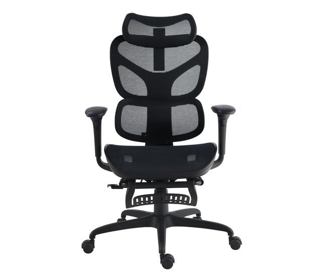 Silla de oficina yamala 72,5x113x71cm negro - conforama
