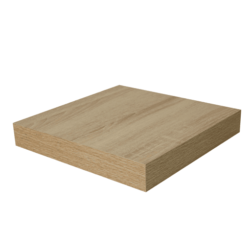 Prateleira FLAIR 23,5cm cor carvalho Prateleira FLAIR 23,5cm cor carvalho