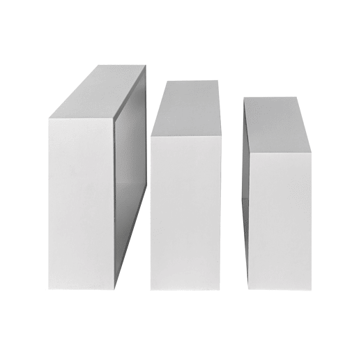 Conjunto de 3 prateleiras quadradas NEXO cor branco Conjunto de 3 prateleiras quadradas NEXO cor branco