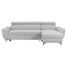 Chaise longue reversível SANTIAGO cor cinza claro