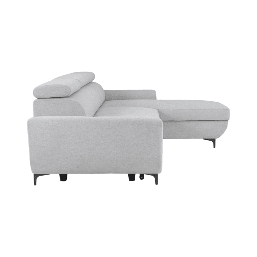 Chaise longue reversível SANTIAGO cor cinza claro