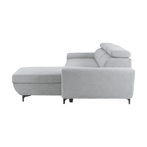 Chaise longue reversível SANTIAGO cor cinza claro