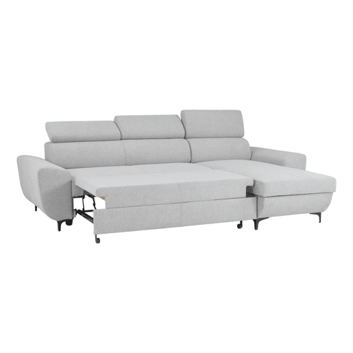 Chaise longue reversível SANTIAGO cor cinza claro