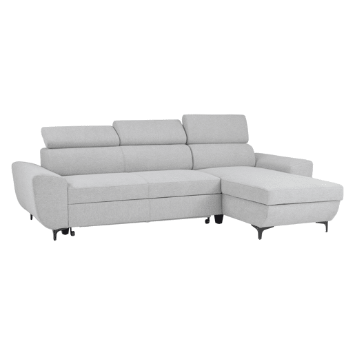 Chaise longue reversível SANTIAGO cor cinza claro