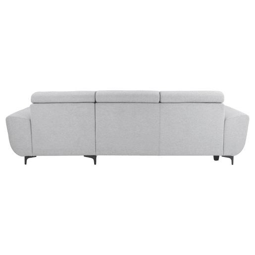 Chaise longue reversível SANTIAGO cor cinza claro