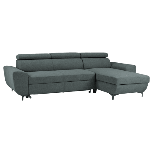 Chaise longue reversível SANTIAGO cor cinza escuro
