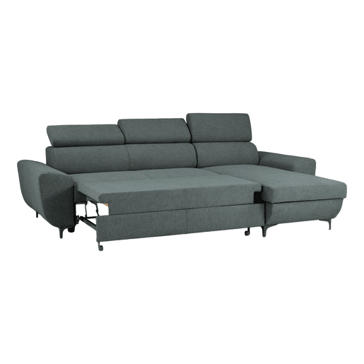 Chaise longue reversível SANTIAGO cor cinza escuro