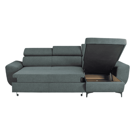 Chaise longue reversível SANTIAGO cor cinza escuro