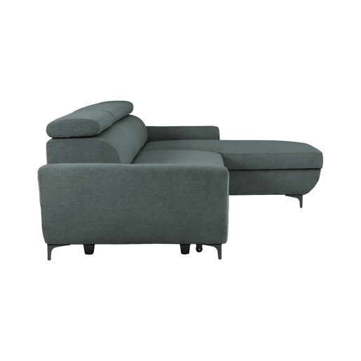 Chaise longue reversível SANTIAGO cor cinza escuro