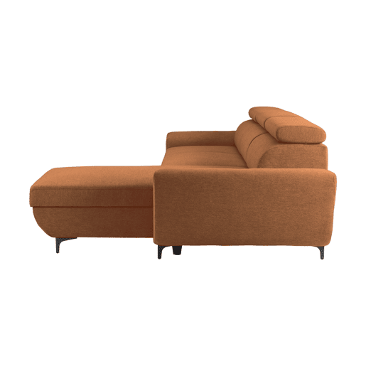 Chaise longue reversível SANTIAGO cor terracota
