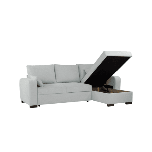 Chaise longue reversível BROADWAY II cor cinza claro