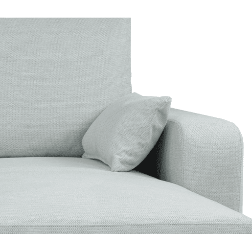 Chaise longue reversível BROADWAY II cor cinza claro