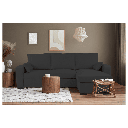 Chaise longue reversível BROADWAY II cor preto