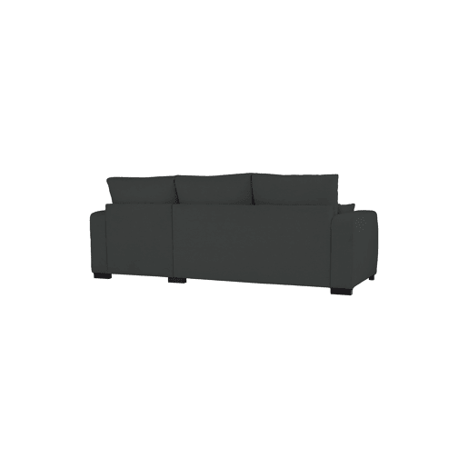 Chaise longue reversível BROADWAY II cor preto