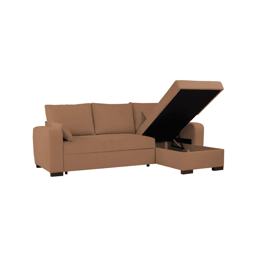 Chaise longue reversível BROADWAY II cor castanho
