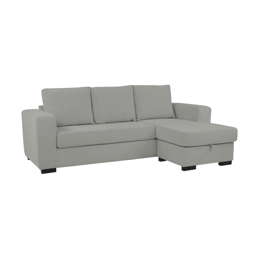 Chaise longue reversível GEORGY cor cinza claro