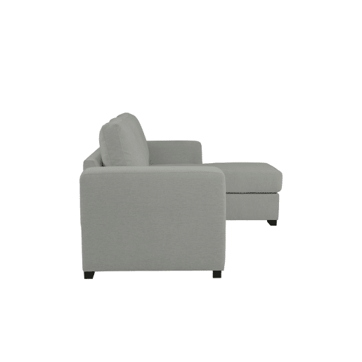 Chaise longue reversível GEORGY cor cinza claro