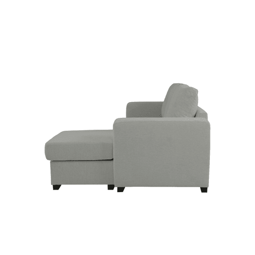 Chaise longue reversível GEORGY cor cinza claro