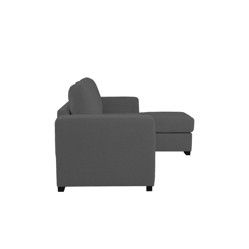 Chaise longue reversível GEORGY cor cinza escuro