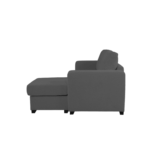 Chaise longue reversível GEORGY cor cinza escuro
