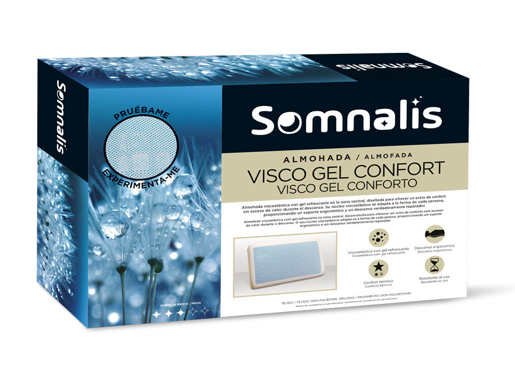 Almohada VISCOGEL II medida 60cm SOMNALIS