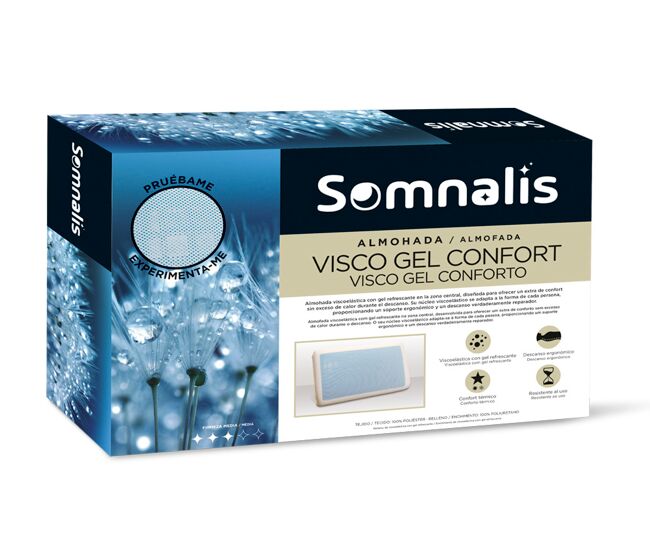 Almohada viscogel ii medida 60cm somnalis