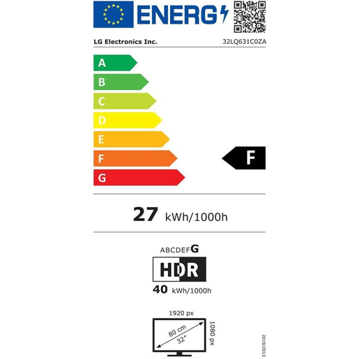 TV 32 polegadas LG 32LQ631C0ZA Full HD Smart TV