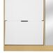 Zapatero BONE 4 trampones y 1 puerta con espejo 90x156,7x23,5cm Zapatero BONE 4 trampones y 1 puerta con espejo 90x156,7x23,5cm Blanco