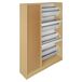 Zapatero BONE 4 trampones y 1 puerta con espejo 90x156,7x23,5cm Zapatero BONE 4 trampones y 1 puerta con espejo 90x156,7x23,5cm Blanco