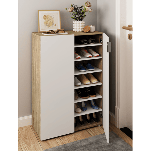 Sapateira TAVY 2 portas 72x103x36cm branco