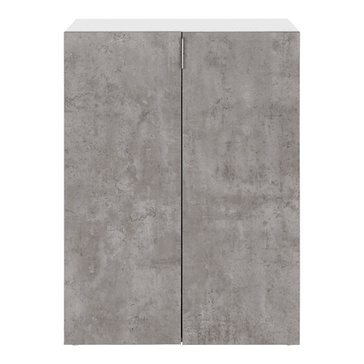 Sapateira IZBY 2 portas 72x103x36cm cinza