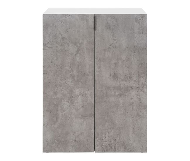 Zapatero izby 2 puertas 72x103x36cm gris