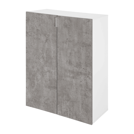 Sapateira IZBY 2 portas 72x103x36cm cinza
