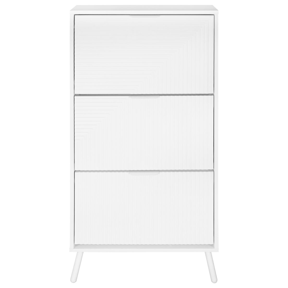 Zapatero DYSH 3 trampones 60x124x23,5cm blanco