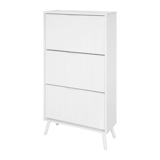 Sapateira DYSH 3 compartimentos 60x125x23,5cm branco