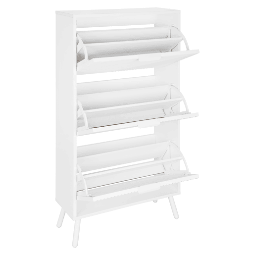 Sapateira DYSH 3 compartimentos 60x125x23,5cm branco