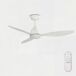 Ventilador de techo DINA M led 20w 122cm 2700LM Ventilador de techo DINA M led 20w 122cm 2700LM Blanco
