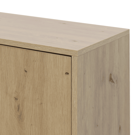 Sapateira MAX 3 portas 135x120x34cm carvalho