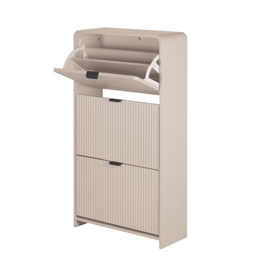 Sapateira DELIA 60x115x24cm cor bege