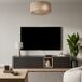 Mueble TV 215cm con 3 puertas HARMONIA Mueble TV 215cm con 3 puertas HARMONIA Negro/ Madera