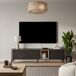 Mueble TV 215cm con 3 puertas HARMONIA Mueble TV 215cm con 3 puertas HARMONIA Negro/ Madera