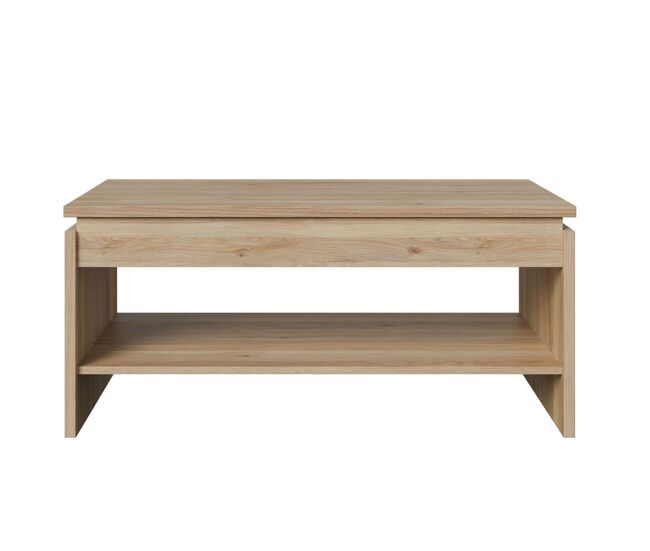 Mesa de centro elevable roble HARMONIA