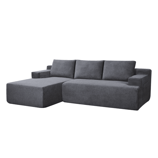 Chaise longue esquerda COMPRESS cor cinza Chaise longue esquerda COMPRESS cor cinza