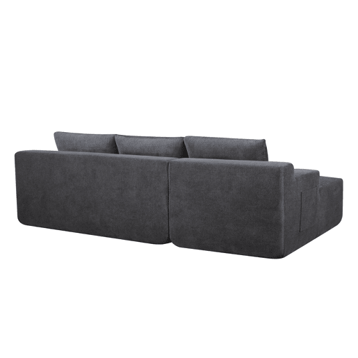 Chaise longue esquerda COMPRESS cor cinza Chaise longue esquerda COMPRESS cor cinza
