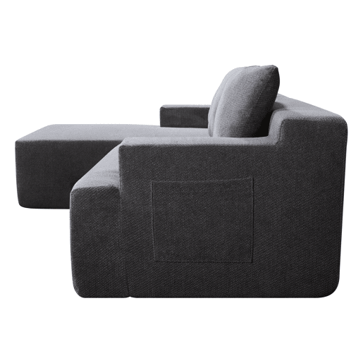 Chaise longue esquerda COMPRESS cor cinza Chaise longue esquerda COMPRESS cor cinza